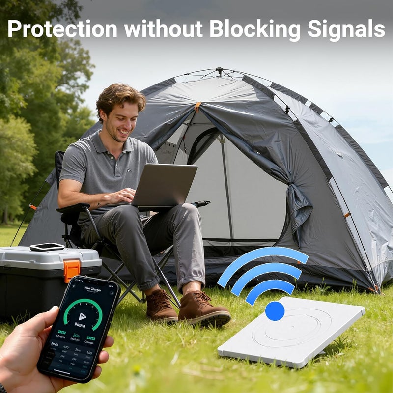 DAIERTEK Starlink Mini Cover - White Silicone Protective Case, Waterproof & Anti-Scratch Satellite Dish Accessories for Outdoor Travel RV/Truck/Trailer - Image 3